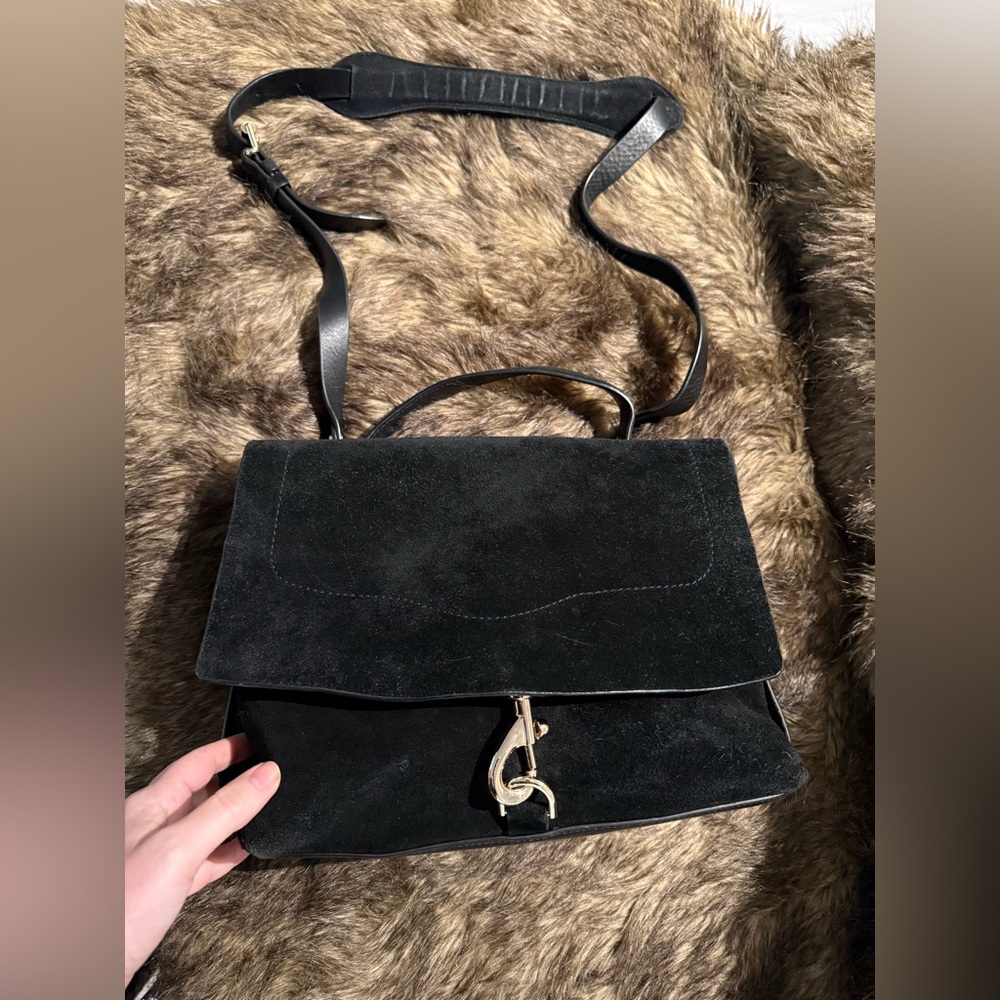 Rebecca Minkoff Stella Leather Suede Satchel